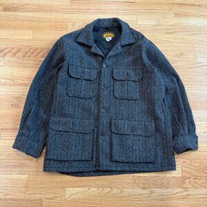 Vintage Woolrich Herringbone Wool Jacket Medium